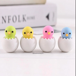 Cute Duckling Erasers