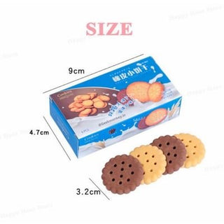 Cookie Shaped Erasers Box