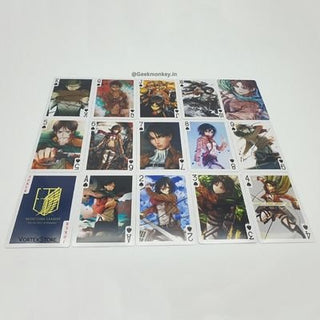Attack on Titans Poker Cards