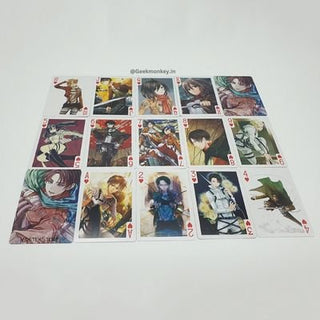 Attack on Titans Poker Cards