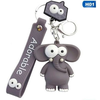 Cutie Patootie Animal Keychain