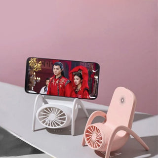Portable Phone Holder with Fan