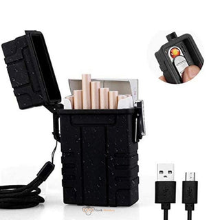 Cigarette Case with Lighter