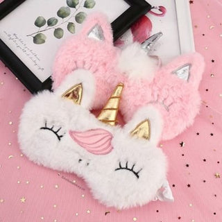 Unicorn Plush Eye Mask