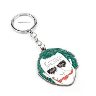 Metal Joker Face Keychain