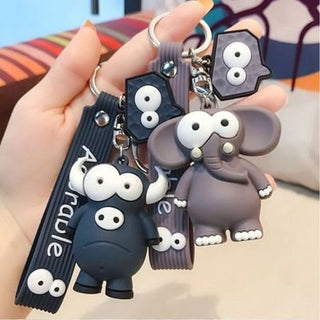 Cutie Patootie Animal Keychain