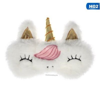 Unicorn Plush Eye Mask