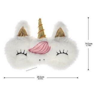Unicorn Plush Eye Mask