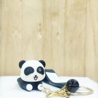 Lazy Panda PhoneHolder Keychain