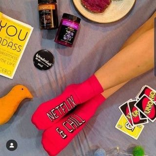 Netflix and Chill Socks