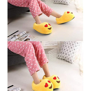 Emoticon Plush Shoes