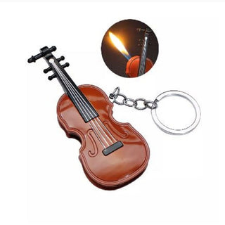 Creative Violin Lighter - Butane Gas Refillable