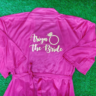 Customized Satin Robe