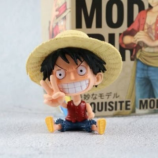 straw hat luffy figurine