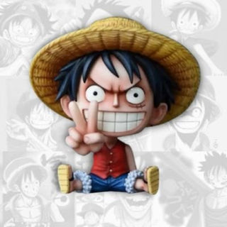 straw hat luffy figurine
