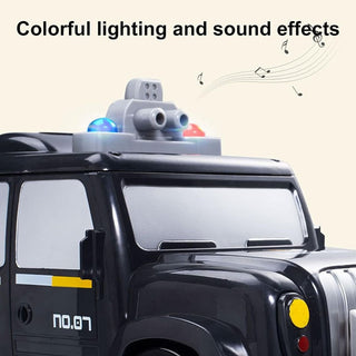 Police Jeep Coin Bank | Securicar Coin Safe with Password and Music