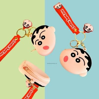 Shin Chan Coin Pouch Keychain