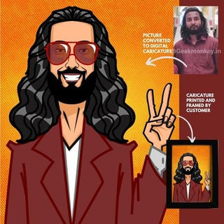 Cool Couple Caricature - Personalized Soft Copy