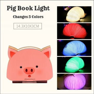 Pretty Piggy Foldable Lamp