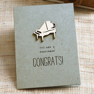 HeartFelt Emotions - MDF Cutout Greeting Card