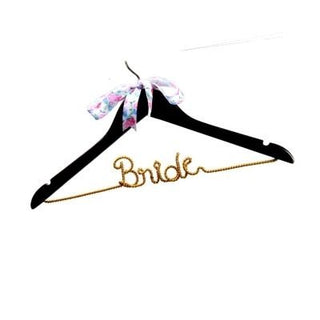 Personalized hanger with beads