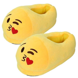 Emoticon Plush Shoes