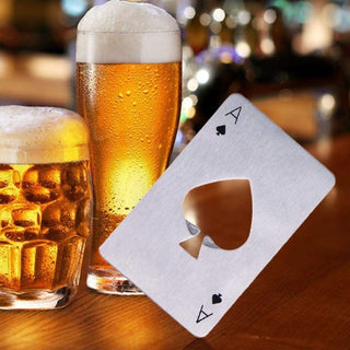 Ace of Spades - Card Metal Bottle Opener - Geekmonkey