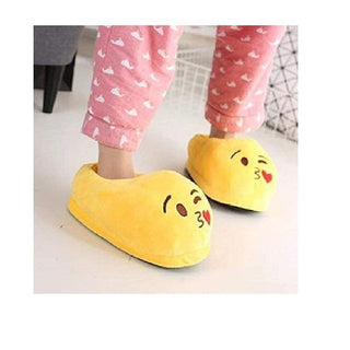 Emoticon Plush Shoes