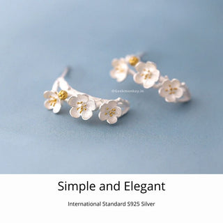 Plum Blossom Ear Stud