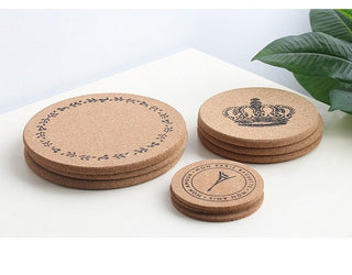 Cork Coasters Set of 6