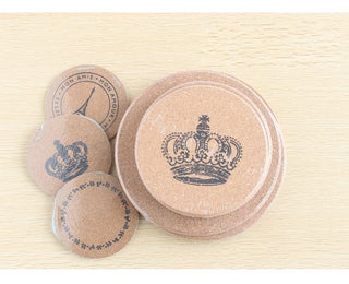 Cork Coasters Set of 6
