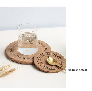 Cork Coasters Set of 6