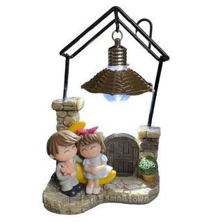 Small Town Couple Lamp