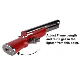 Dual Barrel Gun Lighter - Butane Gas Lighter