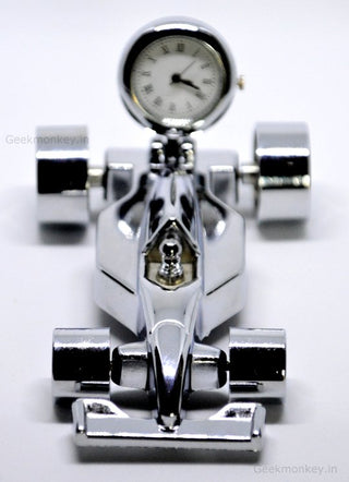 F1 Racer Desk Clock