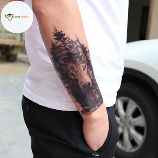 Wolf Temporary Tattoo