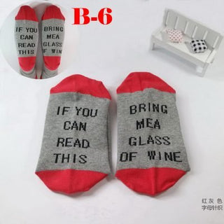 Bring me Wine Fashion Socks