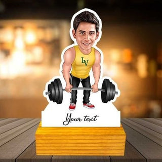 Personalized Gym caricature for Guys