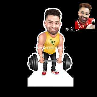 Personalized Gym Caricature - Customer Copy