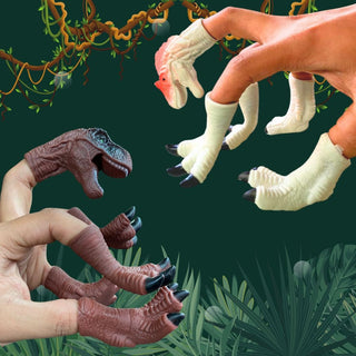 Fancy Dinosaur Finger Puppet | Step into the Jurrasic World