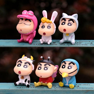 Little Menace - Cartoon Collectibles (Set of 6) | Shinchan Collection