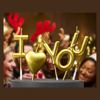 I Love You Candle (Set of 5)