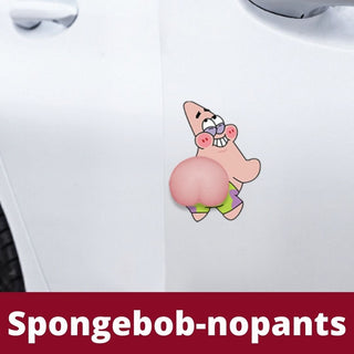 Funny Butt Sticker - Anti Collision