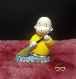 Clean India - Swach Bharat Buddha