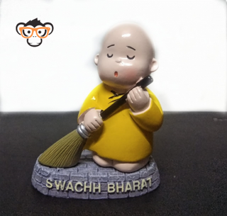 Clean India - Swach Bharat Buddha