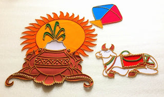 Reusable Pongal Rangoli Design