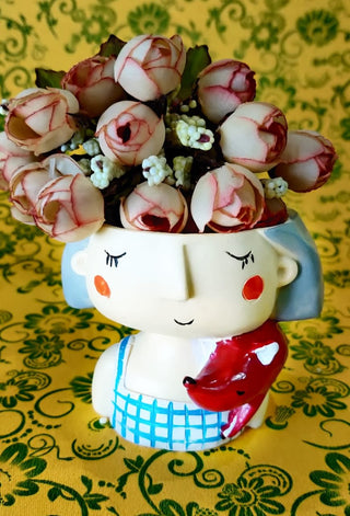 couple planter - succulent desktop decor