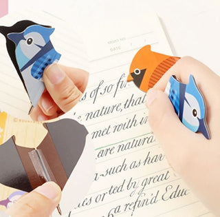 Bird - Magnetic Bookmark with Pen