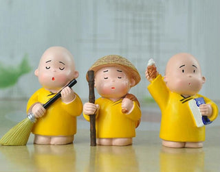 Car Decor - Resin Monk statues