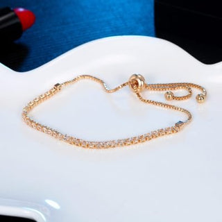 crystal adjustable bracelet